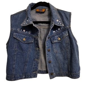 Baccini Denim Vest